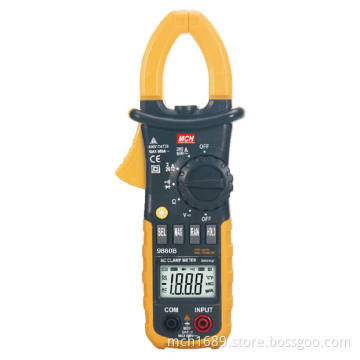 Mini AC Digital Clamp Meter, AC/DC Voltage, AC Current, 2000/4000 Counts (MCH-9860B/9860A)